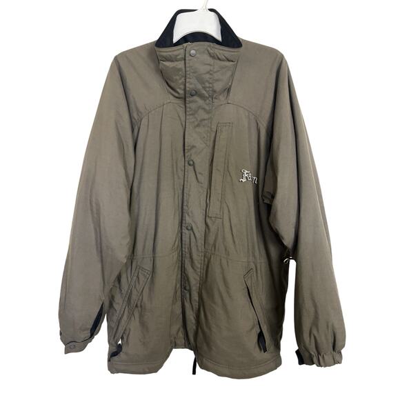 Vtg 90s Nike ACG Fleece Lined Heavy Winter Jacket Size Medium Gorpcore Utility - Picture 1 of 12